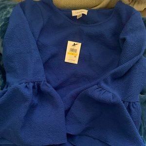Calvin Klein bell sleeve top